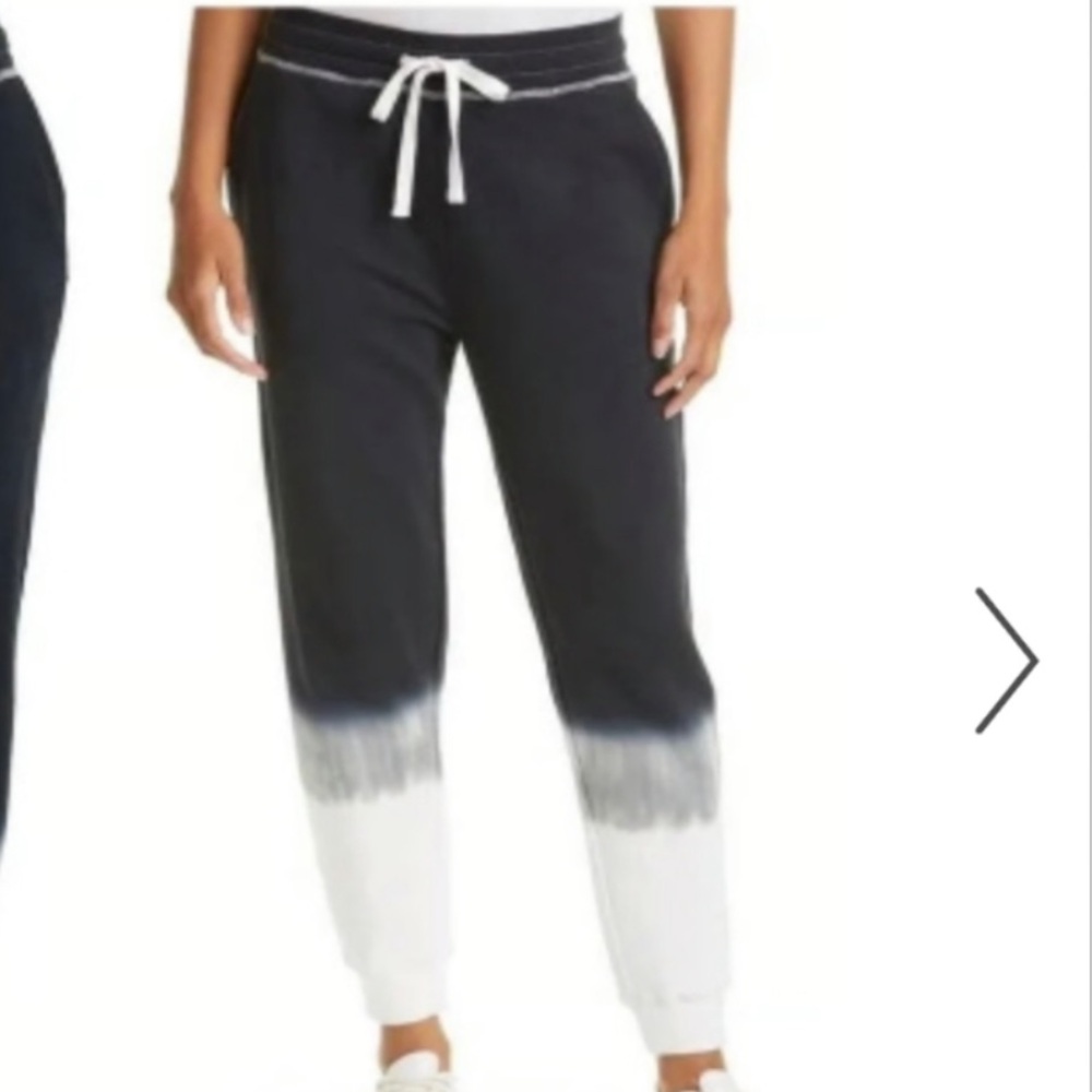 Rails Oakland Charcoal Dip Dye Sweatpants L